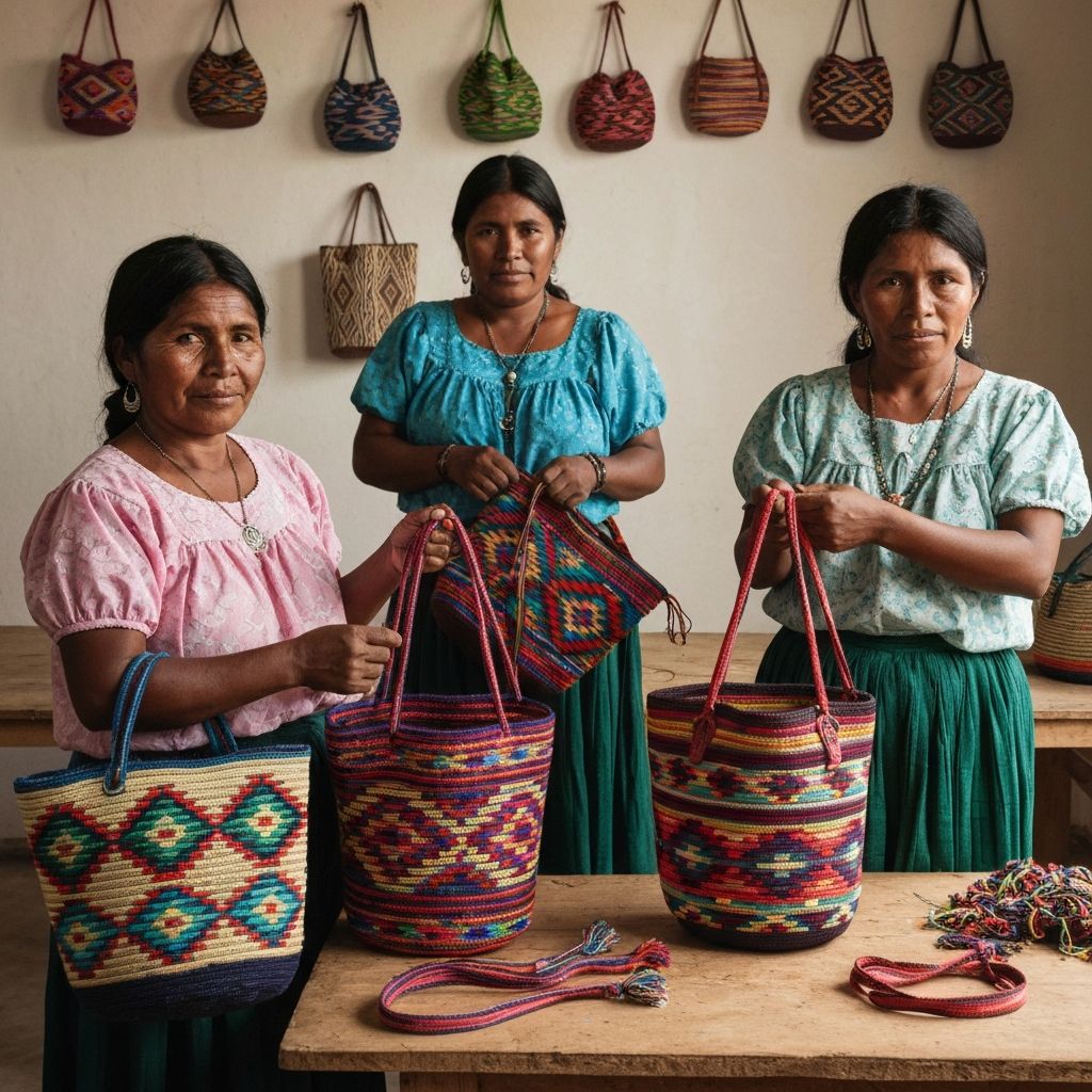 Mujeres wayuu tejedoras: guardianas del conocimiento ancestral en La Guajira