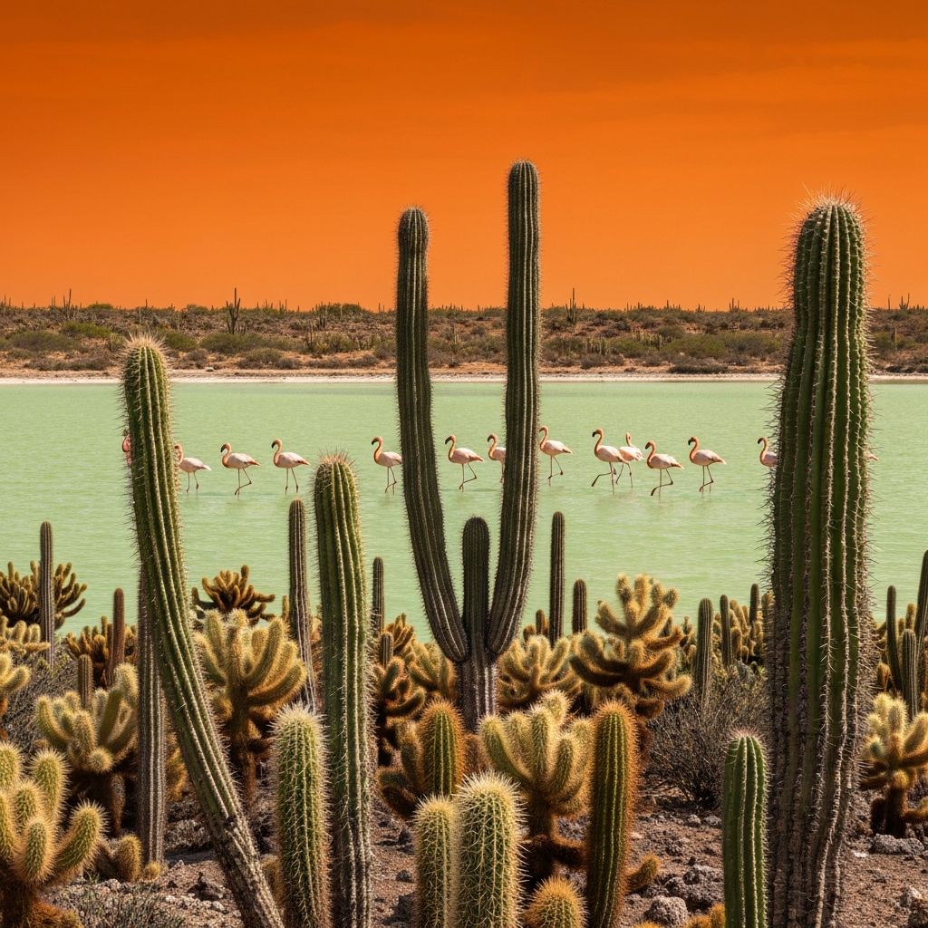 Flamingos regresan al Cabo de la Vela: senal de recuperacion ambiental en el desierto guajiro